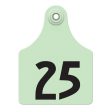 Allflex Global Maxi Numbered Tags 1-25 Green 1 Count by Allflex Hot on Sale