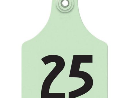 Allflex Global Maxi Numbered Tags 1-25 Green 1 Count by Allflex Hot on Sale