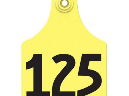 Allflex Global Maxi Numbered Tags 101-125 Yellow 1 Count by Allflex Online now