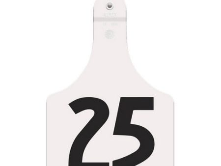 ATag Numbered Cow ID Ear Tags 1-25 White 1 Count by Allflex Online Sale