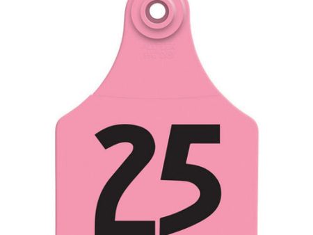 Allflex Global Large Numbered Tags 1-25 Pink 1 Count by Allflex Hot on Sale