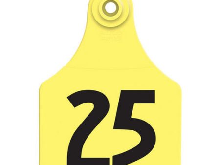 Allflex Global Large Numbered Tags 1-25 Yellow 1 Count by Allflex Sale