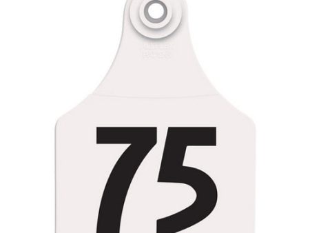 Allflex Global Large Numbered Tags 51-75 White 1 Count by Allflex Sale