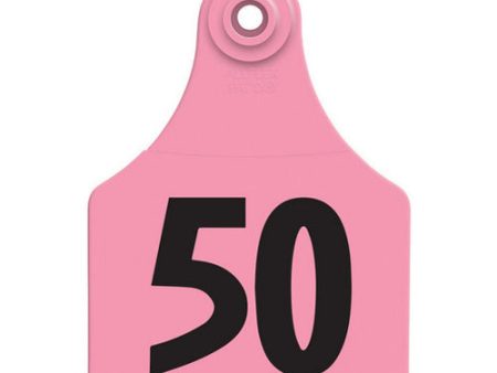 Allflex Global Large Numbered Tags 26-50 Pink 1 Count by Allflex on Sale