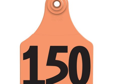 Allflex Global Large Numbered Tags 126-150 Orange 1 Count by Allflex on Sale