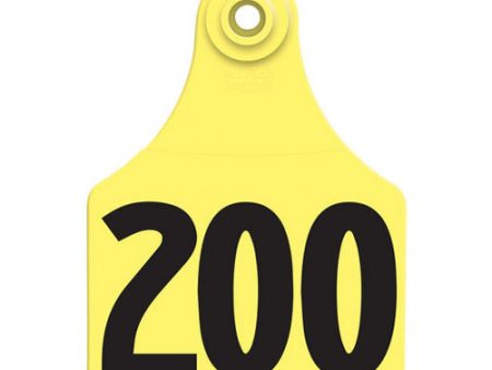 Allflex Global Large Numbered Tags 176-200 Yellow 1 Count by Allflex Online