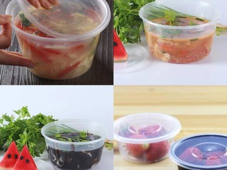 Plastic Disposable Curry Cup 50 Cups Cheap