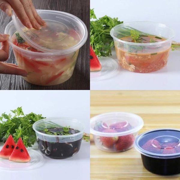 Plastic Disposable Curry Cup 50 Cups Cheap