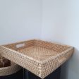 Rattan Rectangular Tray with handle For Cheap