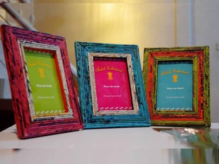 6 x 4 Recycle Paper Photo Frame Fashion