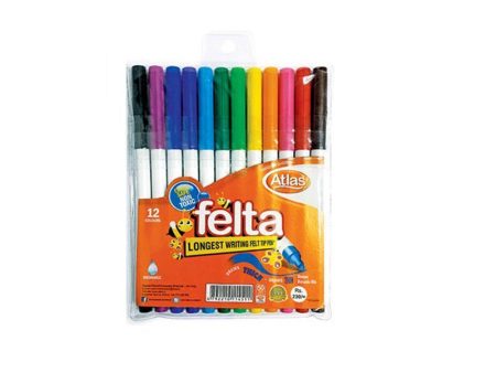 Atlas Multi Colour Felt Pen Supply