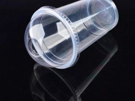 Plastic Dome Cup with Lid 20 Pcs Pack Hot on Sale