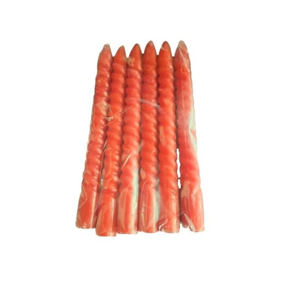 6 PCS Spiral Candle 7.5  For Cheap