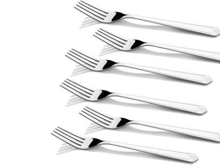 6 PCS Stainless Steel Dinner Fork Cheap