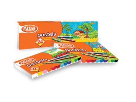 Atlas Multi Colour Non Toxi Pastels Chalk Hot on Sale