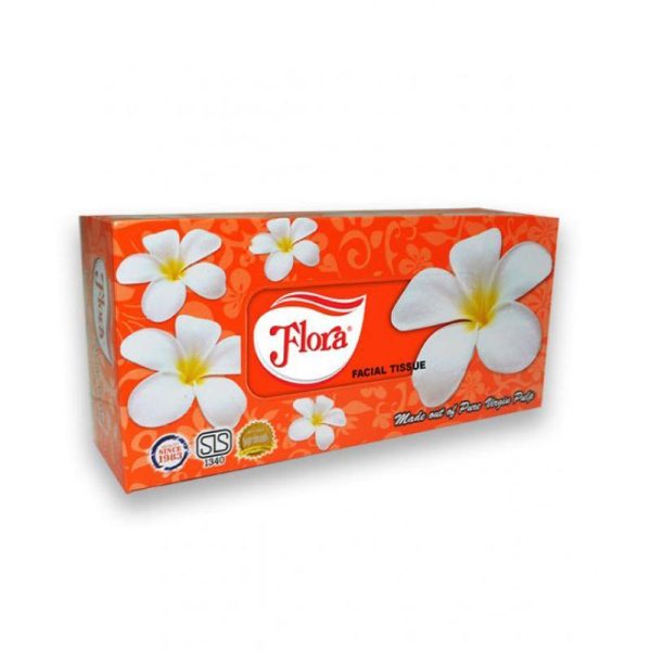 Flora 2-Ply Facial Tissue Box 160 Sheets Online now