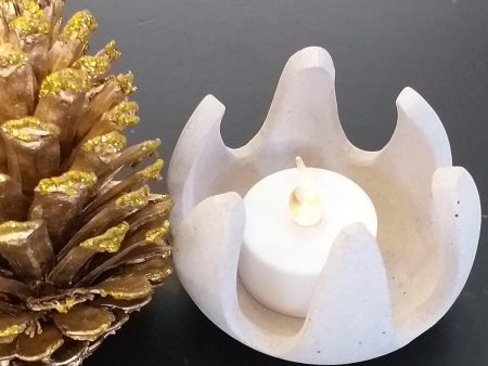 Flower Tea Light Candle Holder Online now