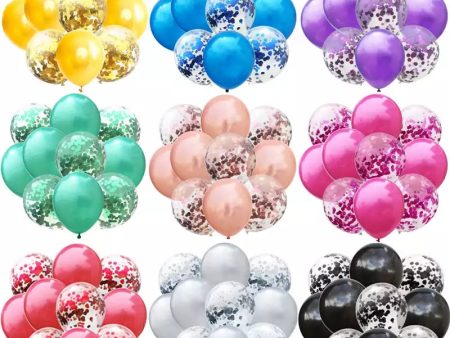 Glitter Balloons Set 8 PCs For Cheap