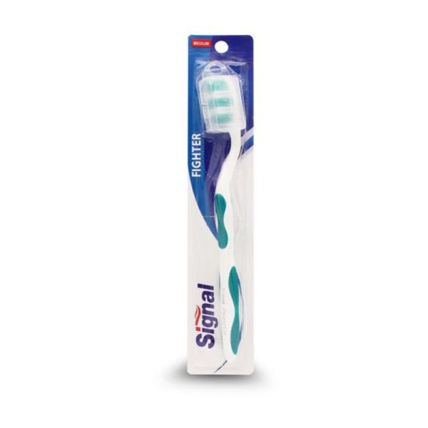 Signal Fighter Adult Tooth Brush  Medium Online now