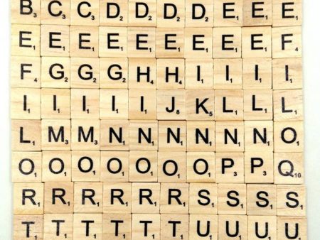 Letter Set Word Scrabble Alphabet 100Pcs For Cheap