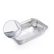 10 PCs Aluminium Foil Rectangular Box 750 ml Discount