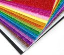 5 Pcs Multicolor Glitter Foam Sheet Online now