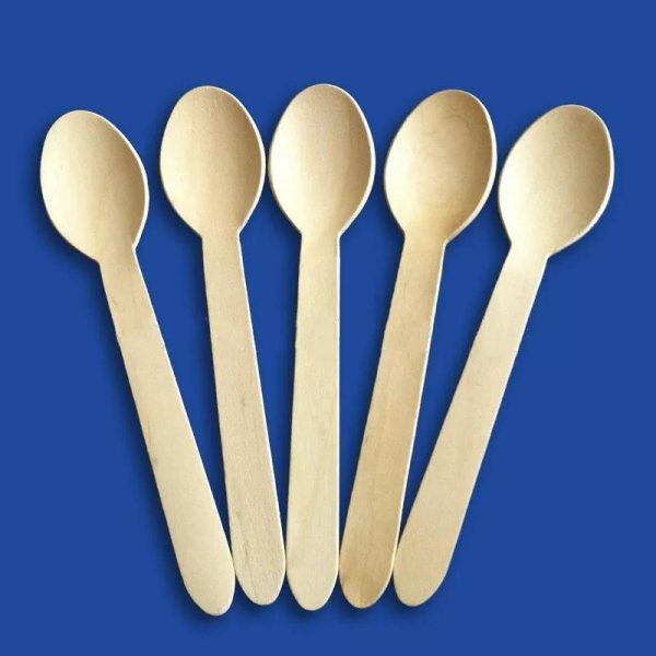 Disposable Wooden Spoons 25 pcs Online