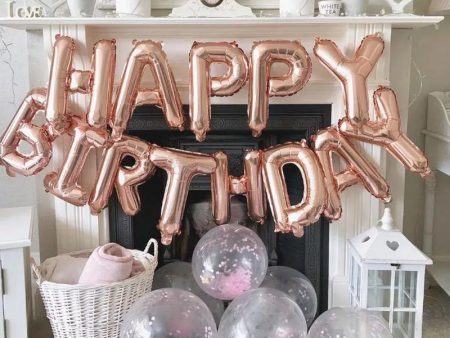 LED Happy Birthday Balloons Banner Cheap