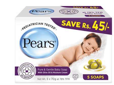 Multi Pack Pears Pure & Gentle Baby Soap Cheap