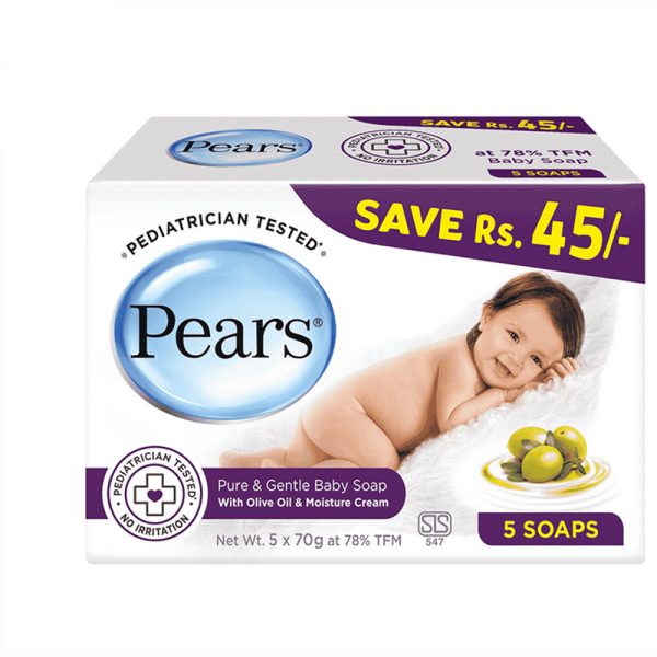 Multi Pack Pears Pure & Gentle Baby Soap Cheap