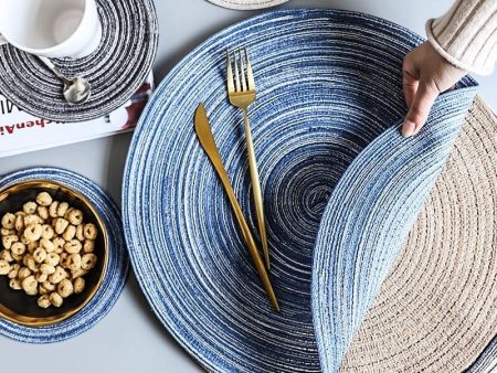 Linen Table Mat Round Cheap