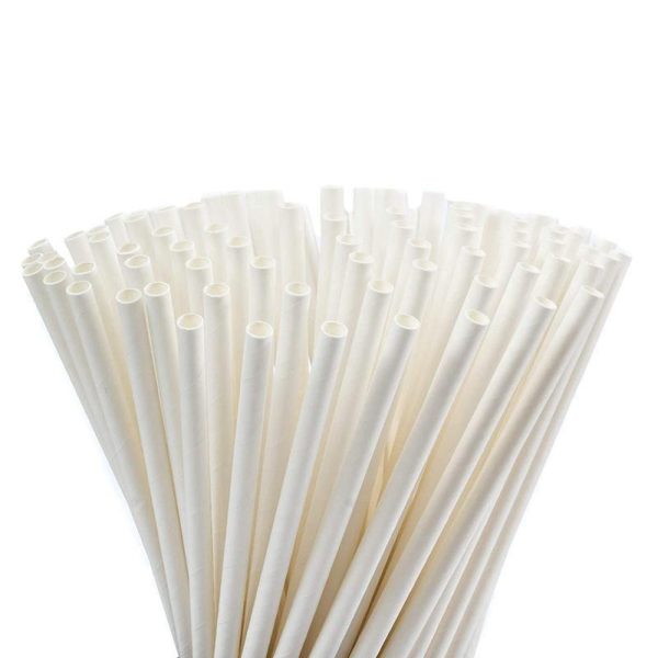 Plastic Straws Disposable 100Pcs Pack Online Hot Sale