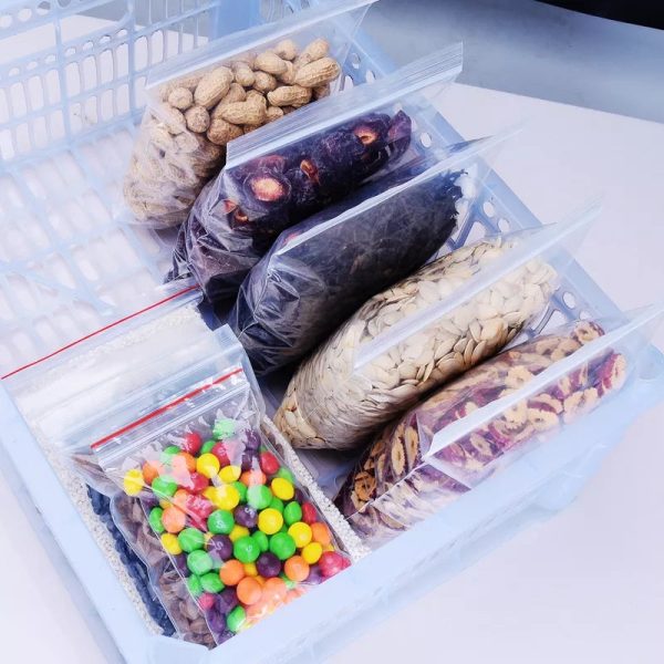 Zip Lock Bag Food Package Reusable 25 Bags Cheap