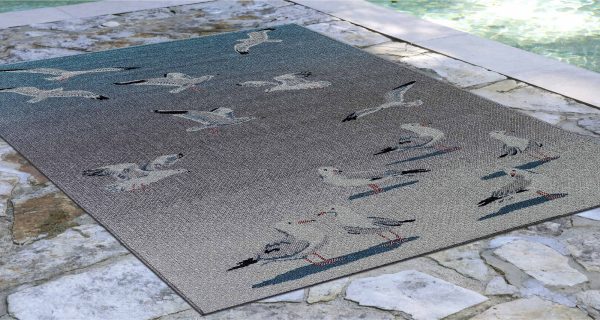 Trans Ocean Riviera Seagulls Area Rug by Liora Manne Supply