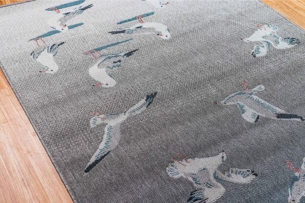 Trans Ocean Riviera Seagulls Area Rug by Liora Manne Supply